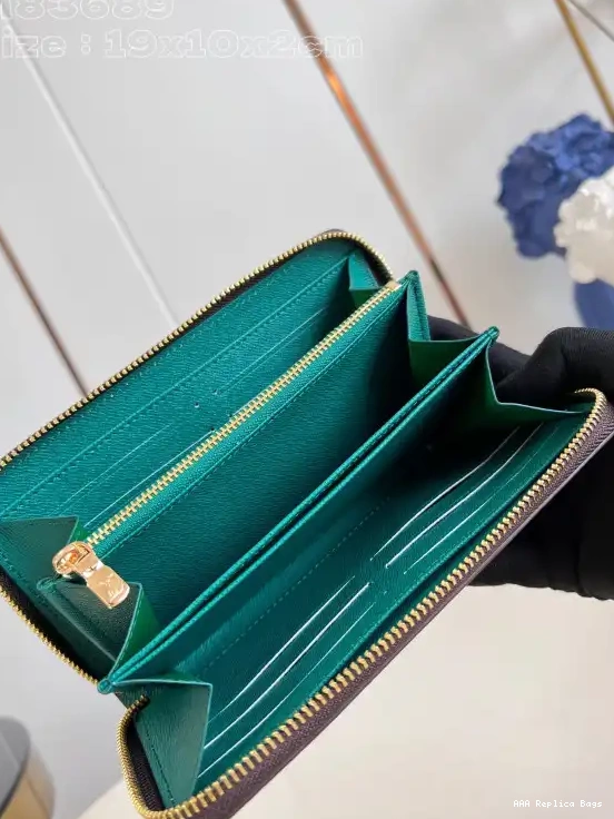 Aaa replica ru VUITTON WALLET-10*20*2 cm LOUIS ZIPPY 0507